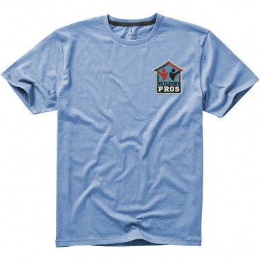 Logo trade promotional gift photo of: Nanaimo short sleeve T-Shirt, light blue