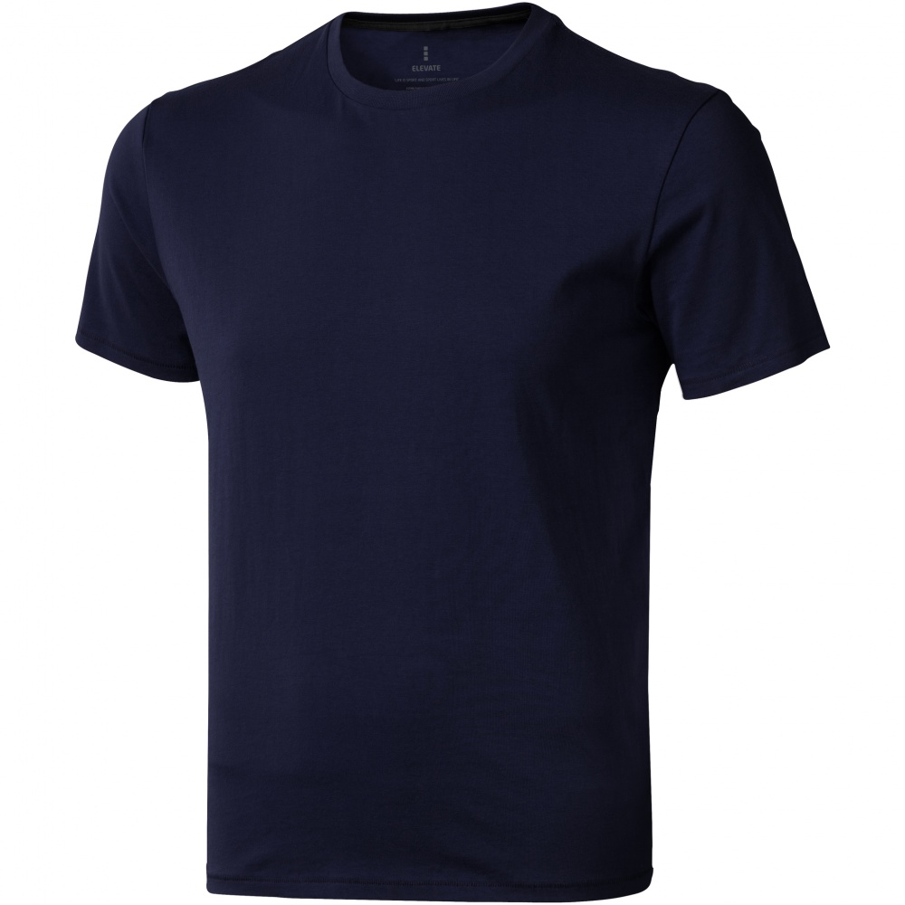 Logotrade promotional item picture of: Nanaimo short sleeve T-Shirt, navy