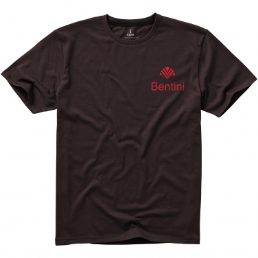 Logo trade business gift photo of: Nanaimo short sleeve T-Shirt, dark brown