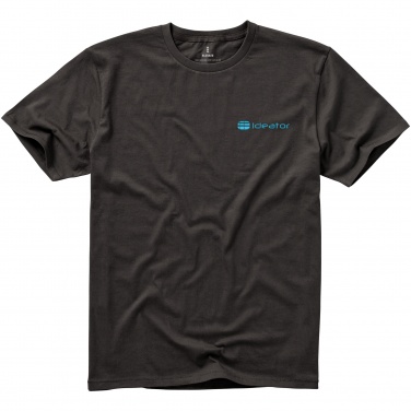 Logo trade advertising products picture of: Nanaimo short sleeve T-Shirt, dark grey