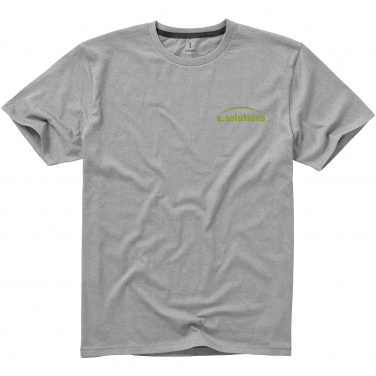 Logo trade promotional giveaways picture of: Nanaimo short sleeve T-Shirt, grey