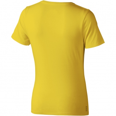 Logotrade promotional merchandise photo of: Nanaimo short sleeve ladies T-shirt, yellow