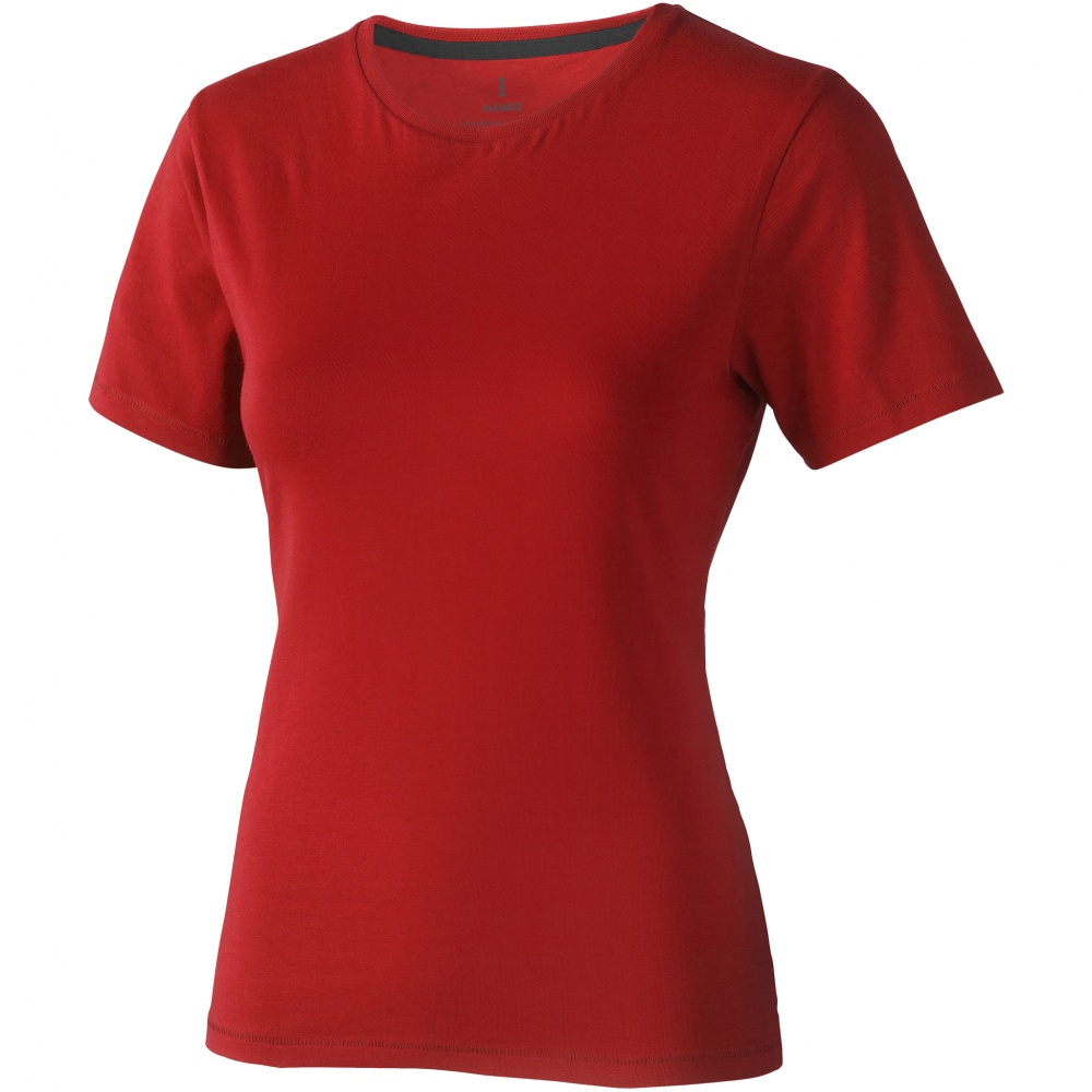 Logo trade business gift photo of: Nanaimo short sleeve ladies T-shirt, red