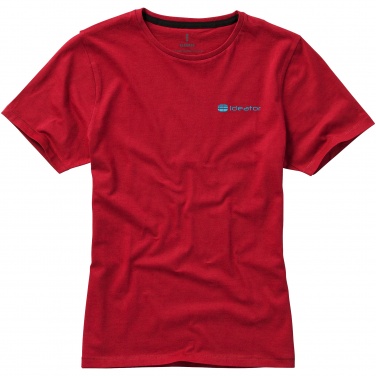 Logotrade promotional item image of: Nanaimo short sleeve ladies T-shirt, red