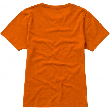 Logo trade promotional merchandise picture of: Nanaimo short sleeve ladies T-shirt, orange