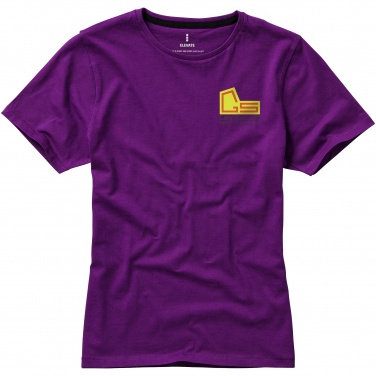 Logotrade promotional gift picture of: Nanaimo short sleeve ladies T-shirt, purple