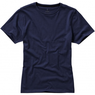 Logotrade business gift image of: Nanaimo short sleeve ladies T-shirt, navy