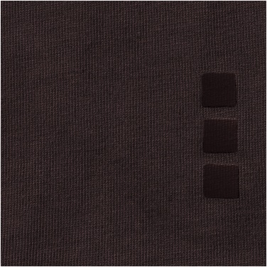 Logo trade corporate gift photo of: Nanaimo short sleeve ladies T-shirt, dark brown