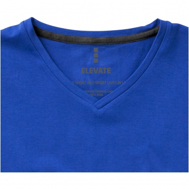 Logo trade corporate gifts image of: Kawartha short sleeve T-shirt, blue