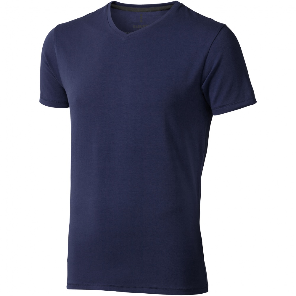 Logo trade corporate gift photo of: Kawartha short sleeve T-shirt, navy