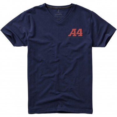 Logotrade promotional merchandise image of: Kawartha short sleeve T-shirt, navy