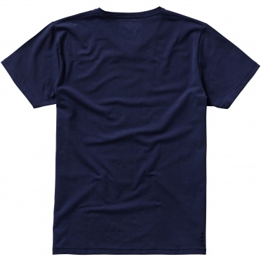 Logo trade corporate gifts picture of: Kawartha short sleeve T-shirt, navy