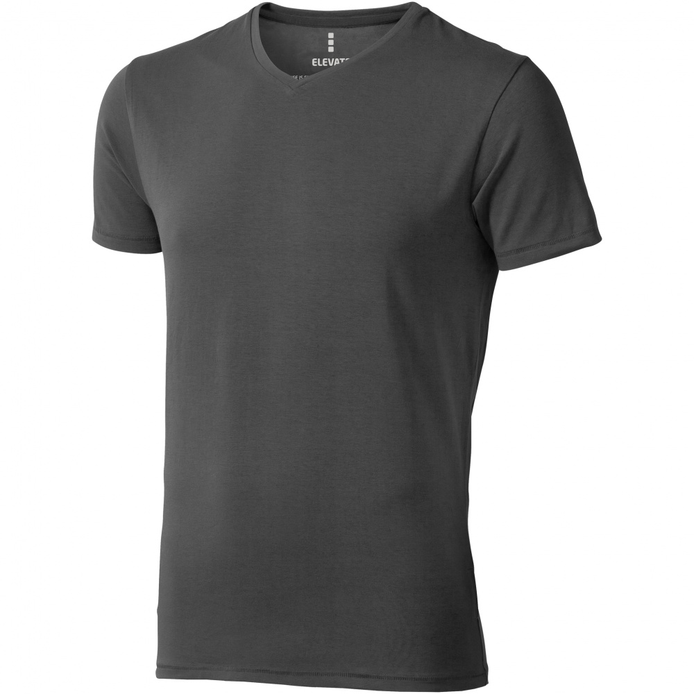 Logotrade promotional products photo of: Kawartha short sleeve T-shirt, dark grey