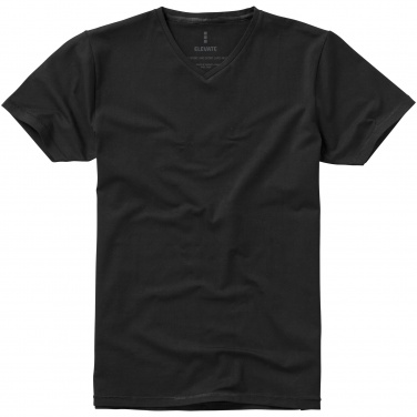 Logo trade business gifts image of: Kawartha short sleeve T-shirt, black