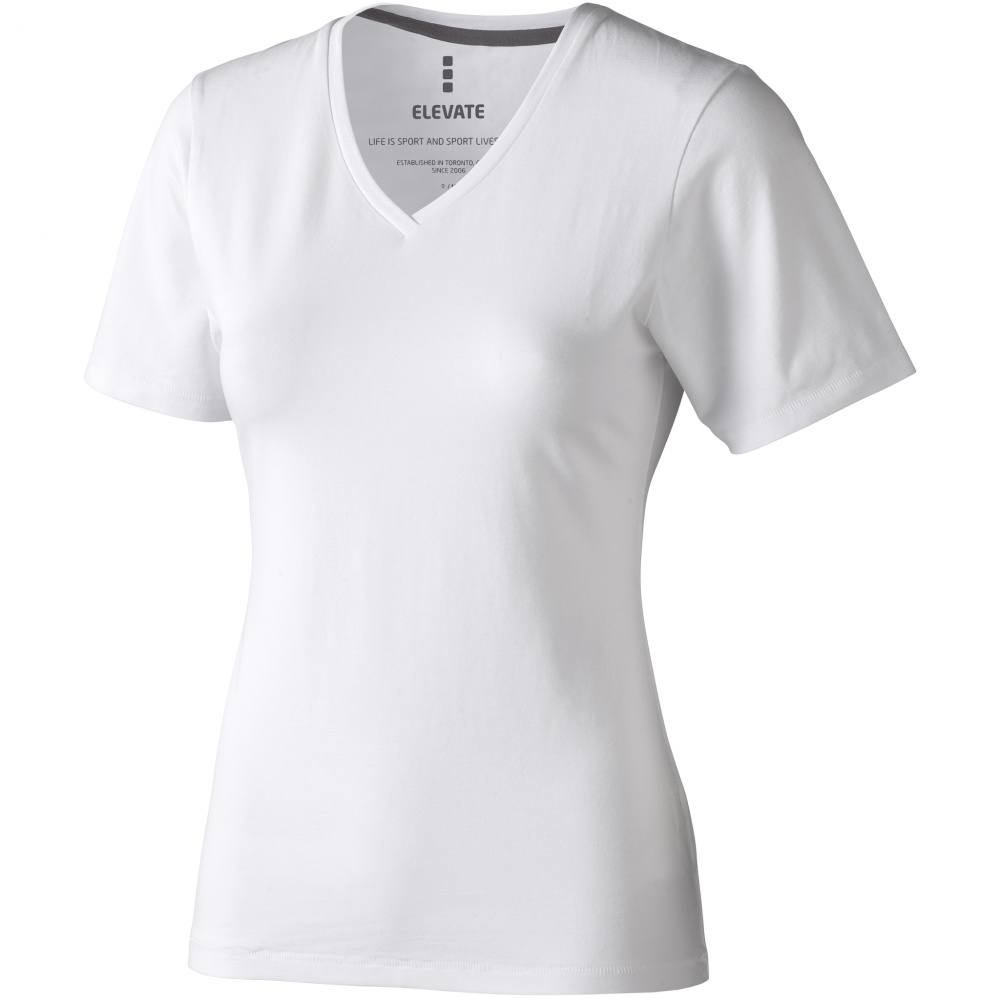 Logo trade promotional products picture of: Kawartha short sleeve ladies T-shirt, white