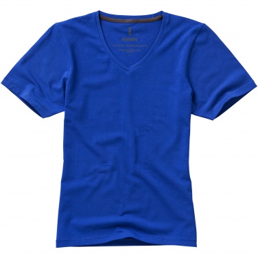 Logotrade promotional item picture of: Kawartha short sleeve ladies T-shirt, blue