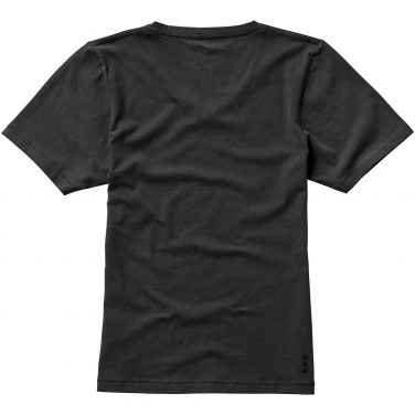 Logo trade promotional giveaways picture of: Kawartha short sleeve ladies T-shirt, dark grey