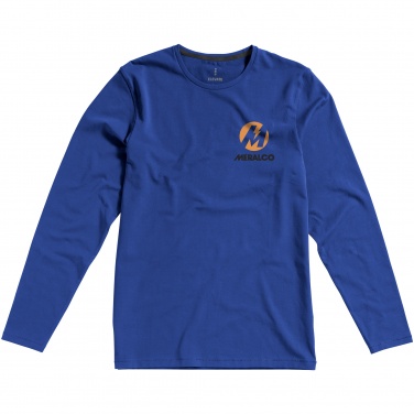 Logo trade promotional gift photo of: Ponoka long sleeve T-shirt, blue