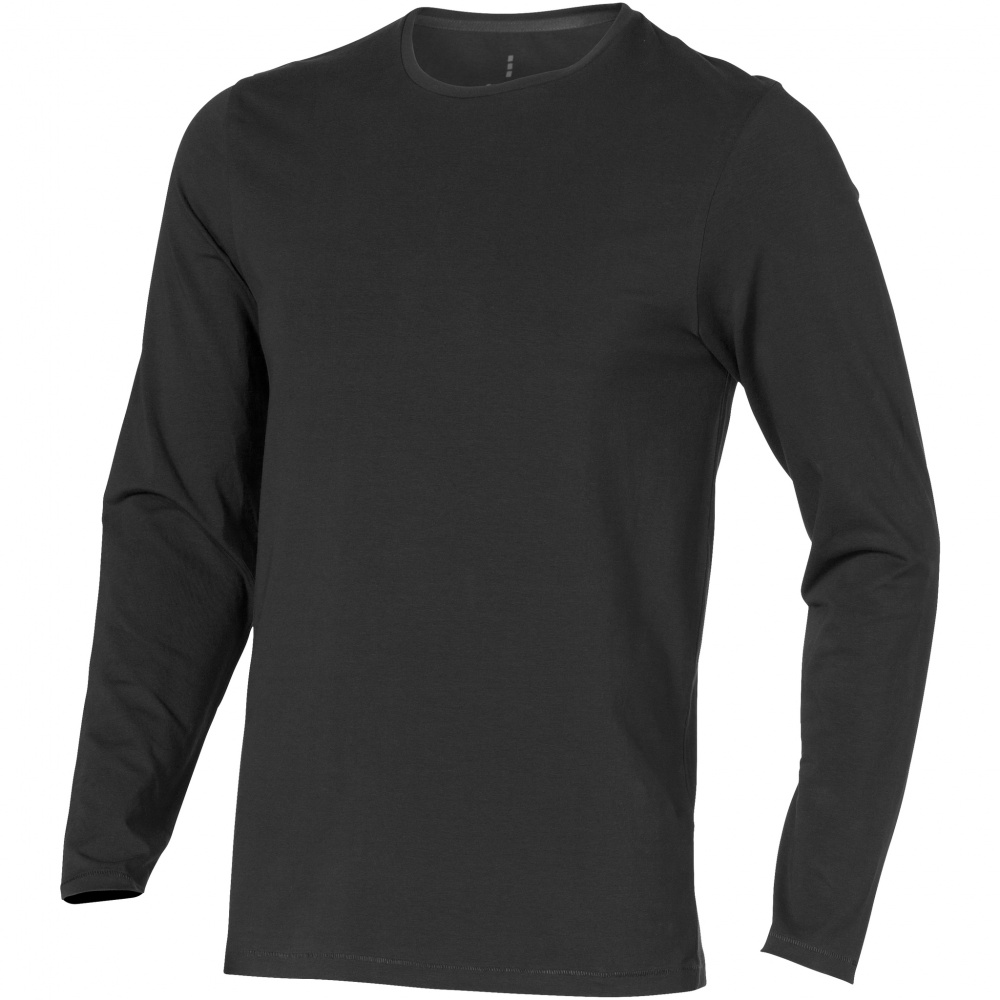 Logotrade promotional giveaway picture of: Ponoka long sleeve T-shirt,dark grey