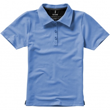 Logo trade promotional giveaways picture of: Markham short sleeve ladies polo