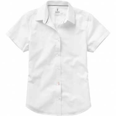 Logotrade promotional item image of: Manitoba short sleeve ladies shirt, white