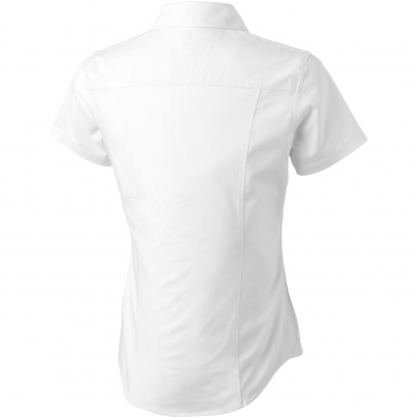 Logotrade promotional item picture of: Manitoba short sleeve ladies shirt, white