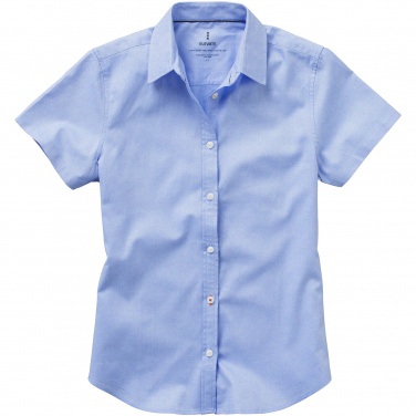 Logotrade corporate gift image of: Manitoba short sleeve ladies shirt, light blue