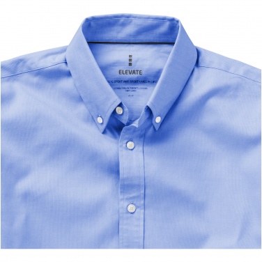 Logo trade promotional giveaways image of: Vaillant long sleeve shirt, light blue