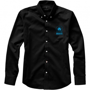 Logo trade promotional merchandise image of: Vaillant long sleeve shirt, black