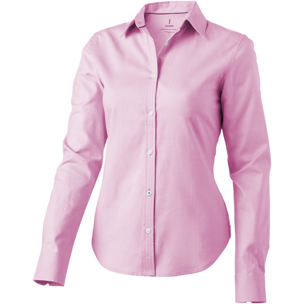 Logotrade promotional product picture of: Vaillant long sleeve ladies shirt, pink