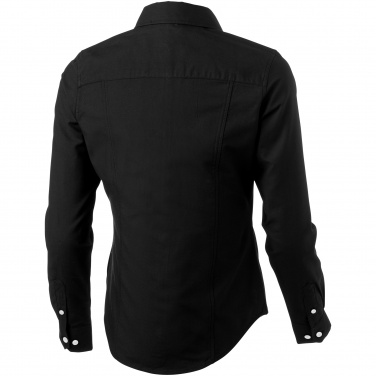 Logo trade advertising products picture of: Vaillant long sleeve ladies shirt, black