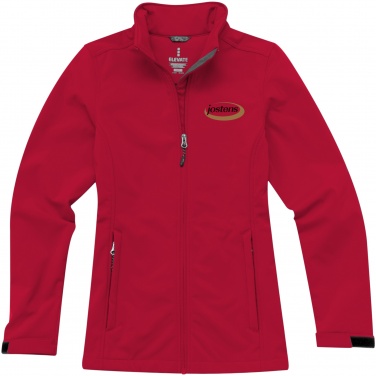 Logotrade promotional merchandise photo of: Maxson softshell ladies jacket, red