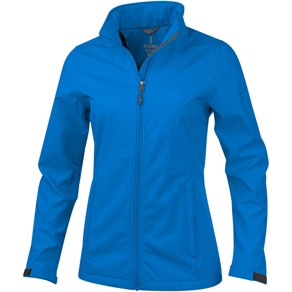 Logotrade promotional gifts photo of: Maxson softshell ladies jacket, lightblue