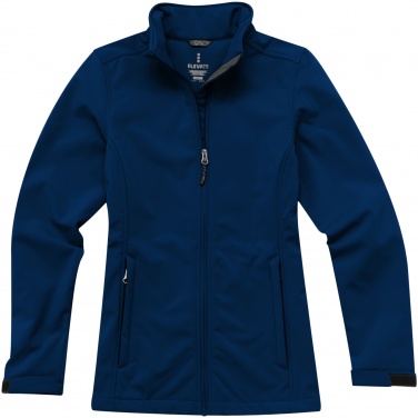 Logotrade promotional gift image of: Maxson softshell ladies jacket, dark blue