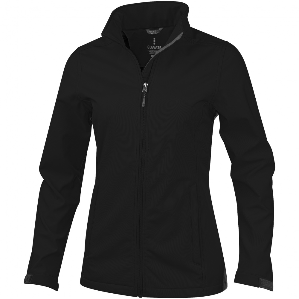 Logotrade promotional gift image of: Maxson softshell ladies jacket, black