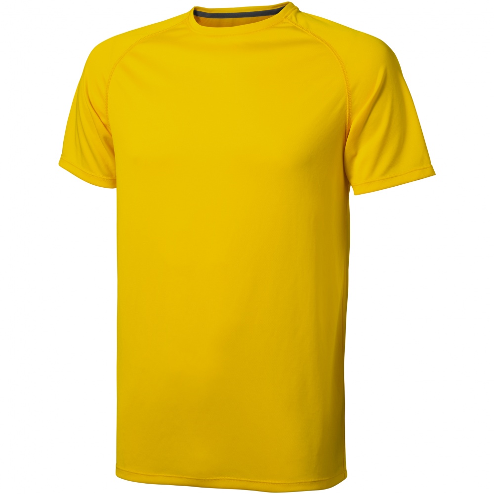 Logotrade promotional merchandise image of: Niagara short sleeve T-shirt, yellow