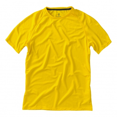 Logo trade promotional products picture of: Niagara short sleeve T-shirt, yellow