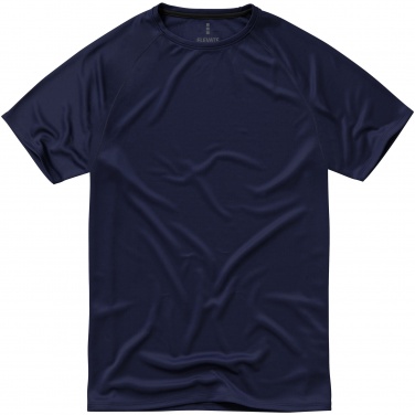 Logo trade promotional gift photo of: Niagara short sleeve T-shirt, navy