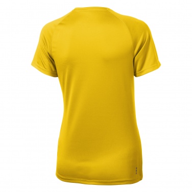 Logotrade promotional gift picture of: Niagara short sleeve ladies T-shirt, yellow