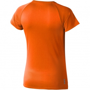 Logo trade corporate gift photo of: Niagara short sleeve ladies T-shirt, orange