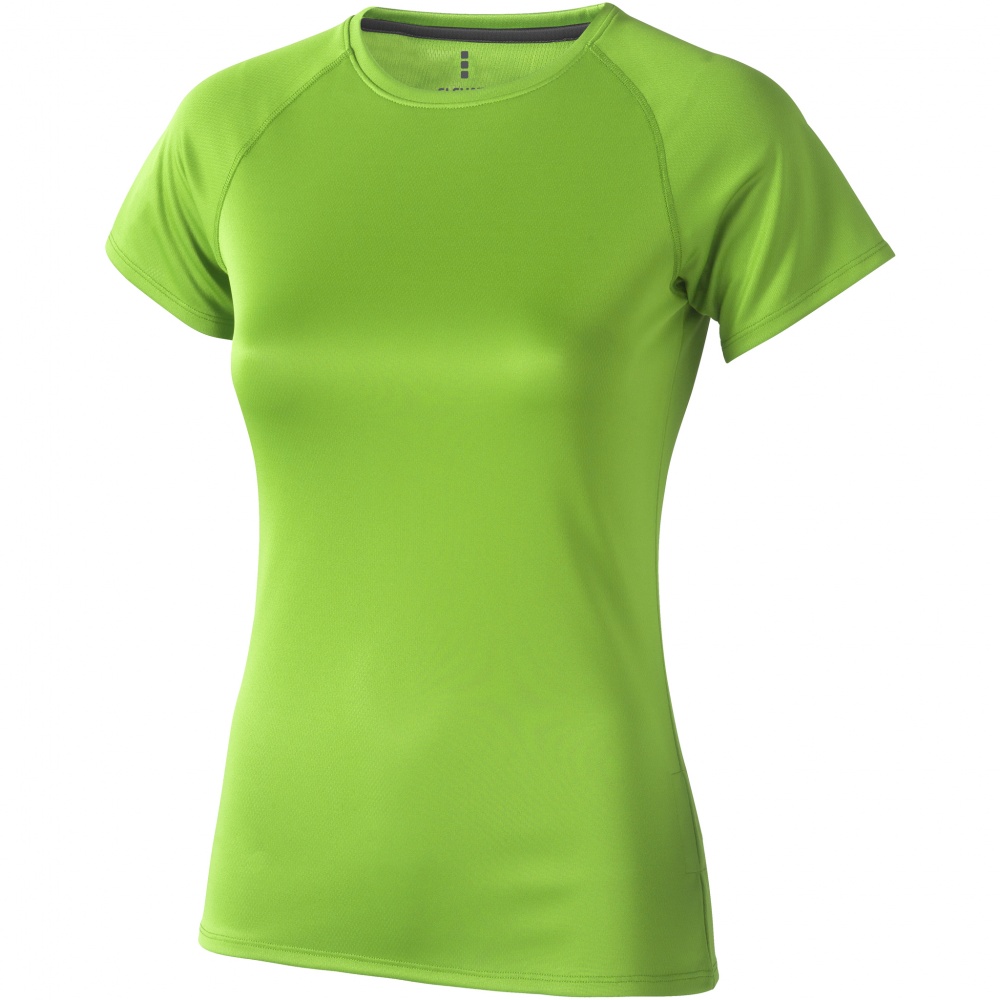 Logotrade promotional giveaway picture of: Niagara short sleeve ladies T-shirt, light green