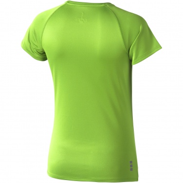 Logo trade corporate gifts image of: Niagara short sleeve ladies T-shirt, light green