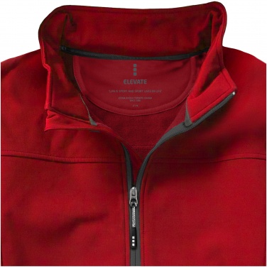 Logo trade promotional merchandise picture of: Langley softshell jacket, red