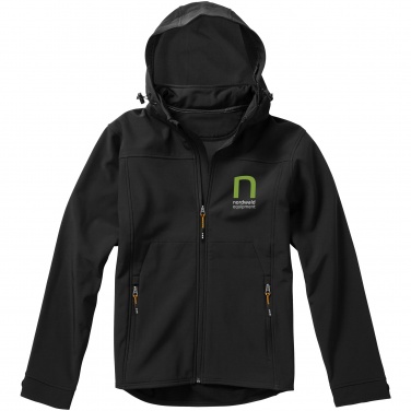 Logotrade promotional gift image of: Langley softshell jacket, black