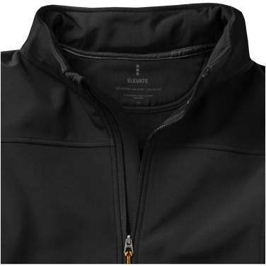 Logotrade promotional merchandise photo of: Langley softshell jacket, black