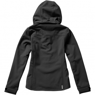 Logotrade promotional giveaway image of: Langley softshell ladies jacket, dark grey