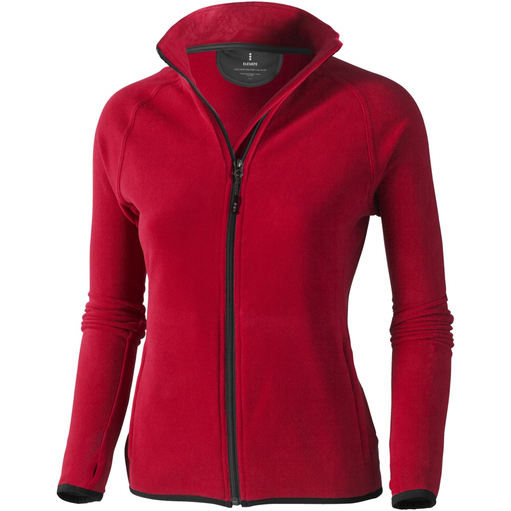 Logo trade promotional giveaway photo of: Brossard micro fleece full zip ladies jacket