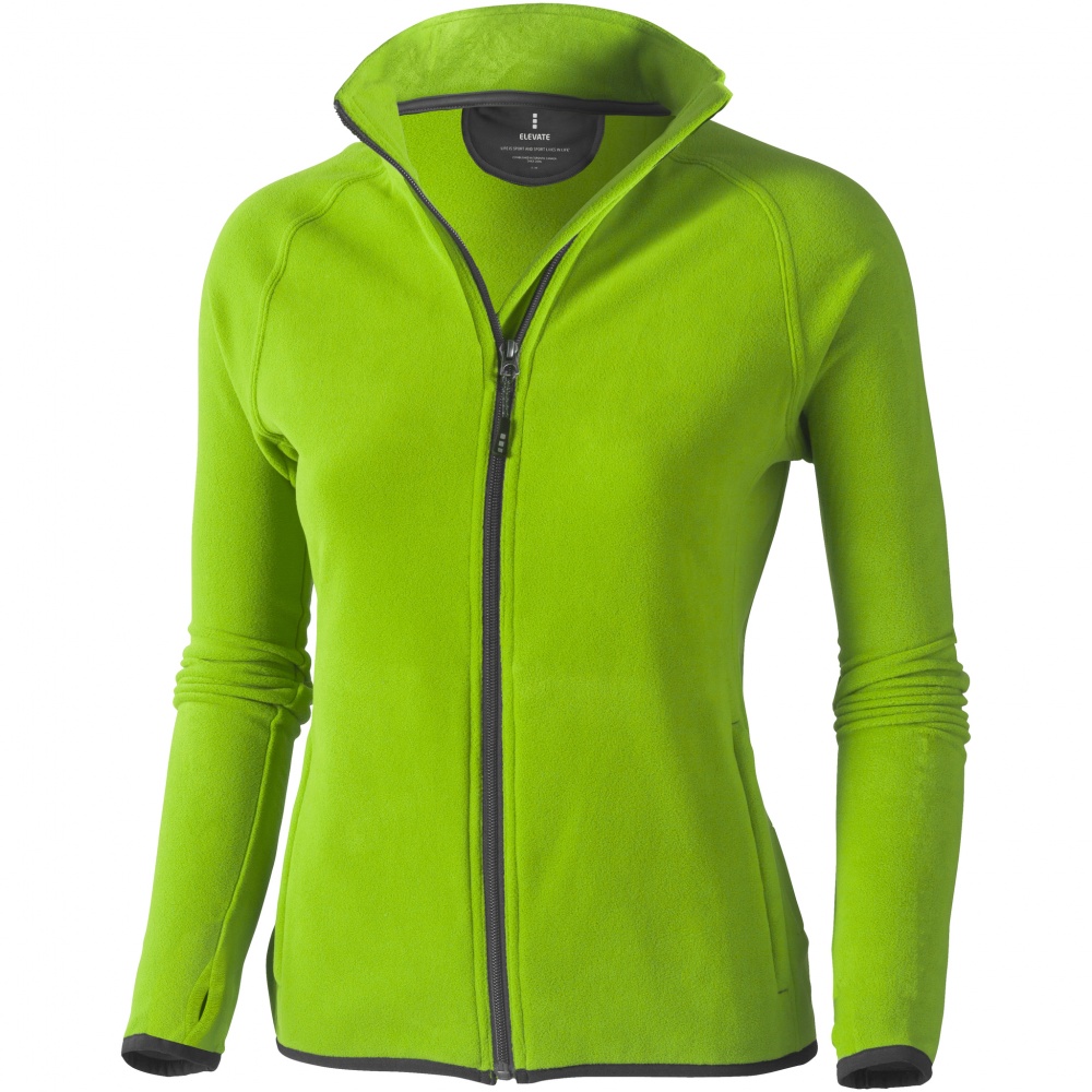 Logo trade promotional item photo of: Brossard micro fleece full zip ladies jacket