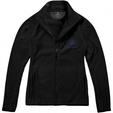 Logo trade promotional merchandise image of: Brossard micro fleece full zip ladies jacket