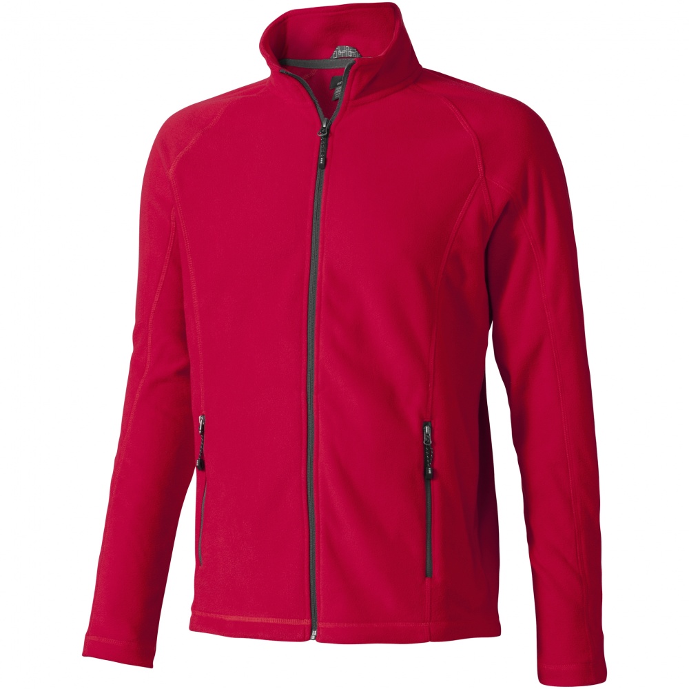 Logotrade promotional item image of: Fleece jacket Rixford Polyfleece Full Zip, red